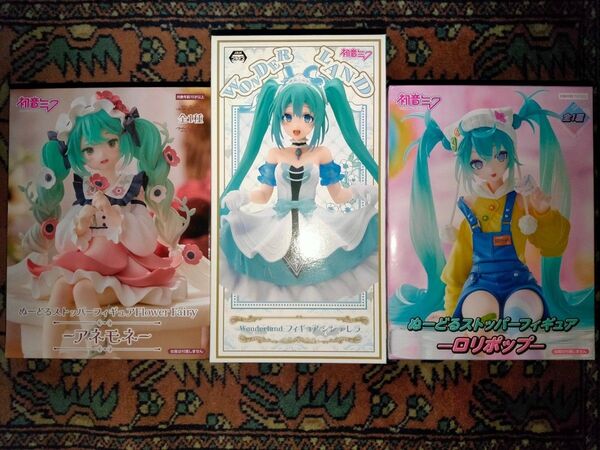 初音ミク ぬーどるストッパーフィギュア Flower Fairy アネモネ/ぬーどるストッパーフィギュア ロリポップ/シンデレラ
