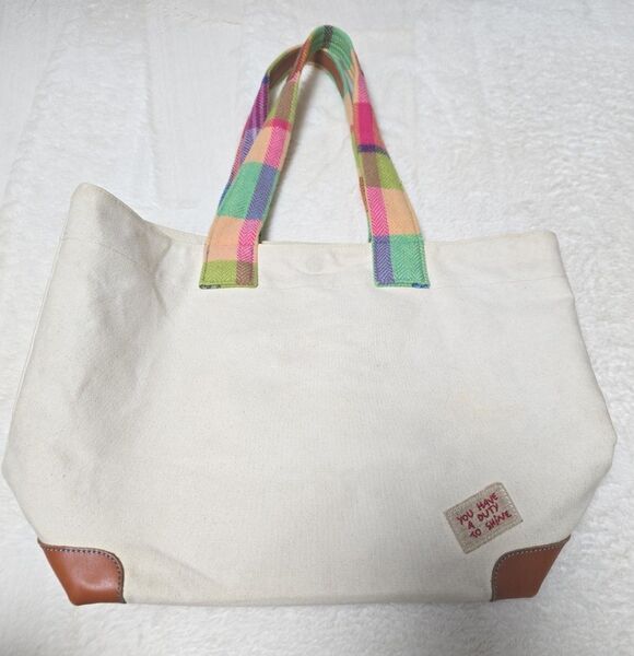AVOCA トートバッグ・ショルダーバッグ ミニポーチ付 帆布素材