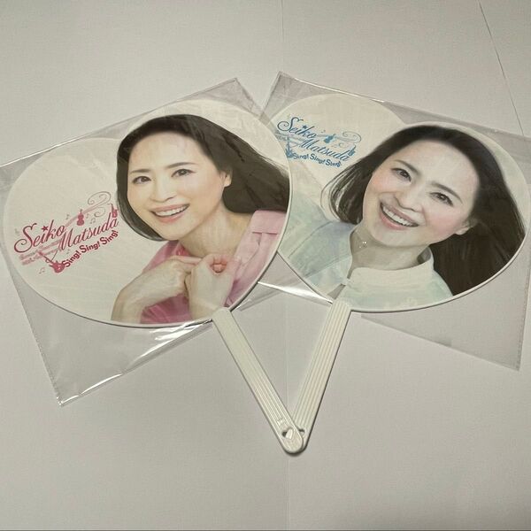 【 未開封新品 】松田聖子 ツアーグッズ2025 ① ハートうちわ×2種