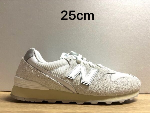 未使用 25cm D ニューバランス WL996CW2 オフホワイト new balance