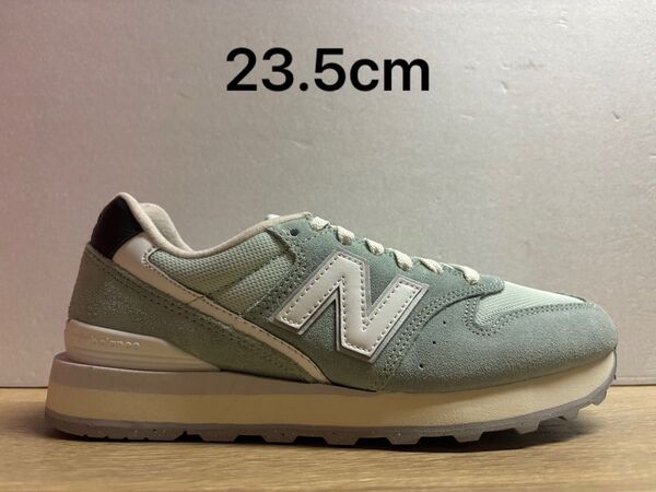 未使用 23.5cm D ニューバランス WL996TV2 グリーン new balance