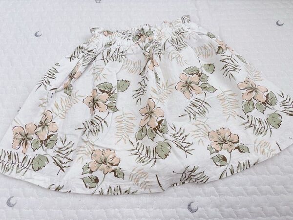 花柄 スカート ボトムス キュロット 夏服 子供服 半ズボン 110cm 女の子 セラフ
