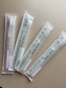 ★新品★フィードホワイト歯ブラシ4本セット日本製グリーンホワイト歯磨き粉旅行携帯用オーラルケアフロス