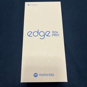 motorola edge 50s pro 本体 新品未使用 SIMフリー ブラックビューティー 残債なし ソフトバンク