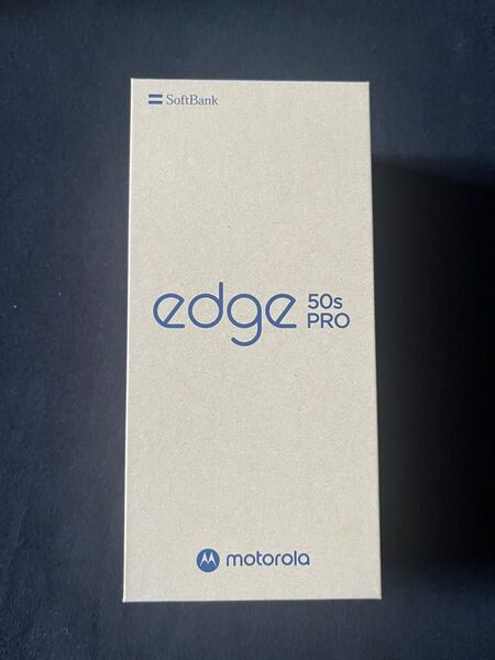 motorola edge 50s pro 本体 新品未使用 ホワイト SIMフリー 残債なし ソフトバンク