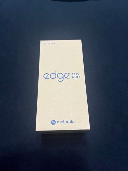 motorola edge 50s pro 本体 新品未使用 バニラクリーム SIMフリー ソフトバンク