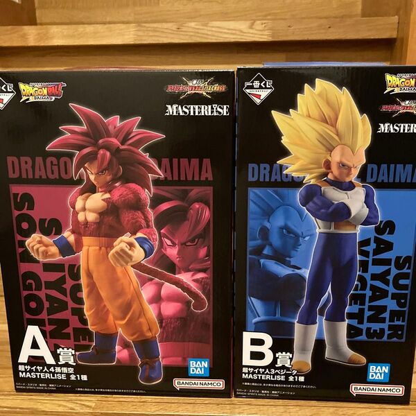 ドラゴンボール 一番くじ VSオムニバスCROSS A賞孫悟空超サイヤ人4 B賞ベジータ超サイヤ人3