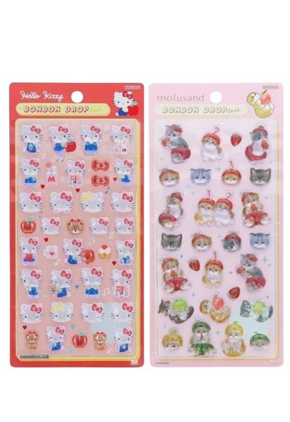 ボンボンドロップシール キティー A & モフサンド B