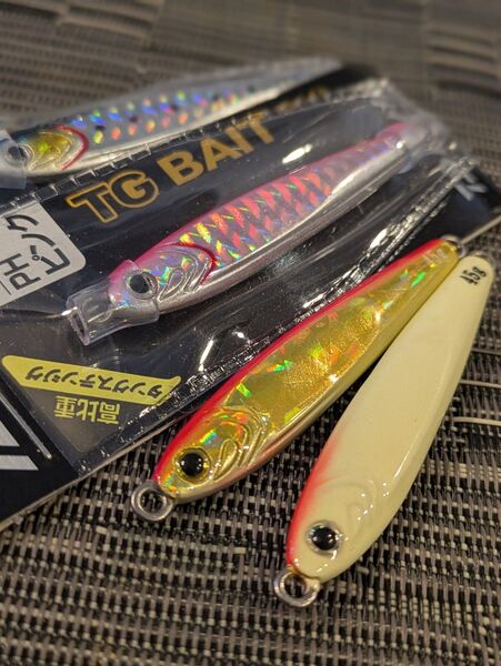 ダイワ tgベイト 45g 4個セット ダイワ純正アシストフック4個付