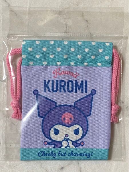 サンリオ キャラクターズ クロミとポムポムプリン ヴィンテージレトロ ミニ巾着 / 新品
