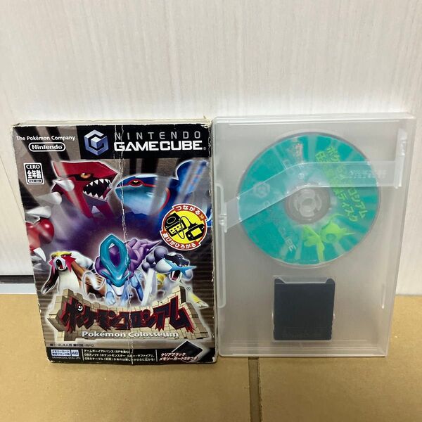 ゲームキューブソフト ポケモンコロシアム本編&拡張ディスク メモリーカード251ブロック