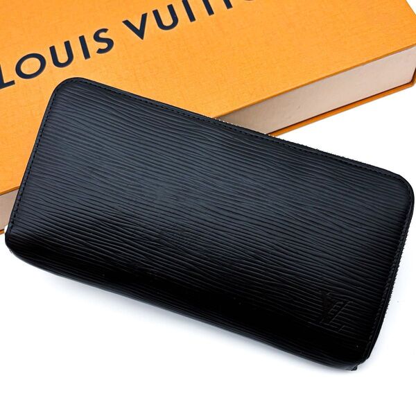 【極美品】ルイヴィトン LOUIS VUITTON エピ ジッピーウォレット ノワール 長財布 ブラック ラウンドファスナー