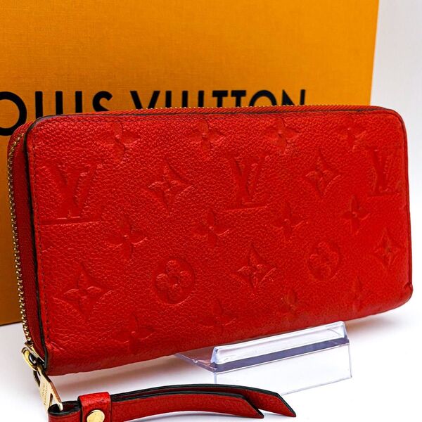 【極美品】ルイヴィトン LOUIS VUITTON モノグラム アンプラント ジッピーウォレット スリーズ ラウンドファスナー