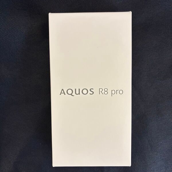 【新品】AQUOS R8 pro SH-R80P 6.6インチ メモリー12GB ストレージ256GB ブラック SIMフリー
