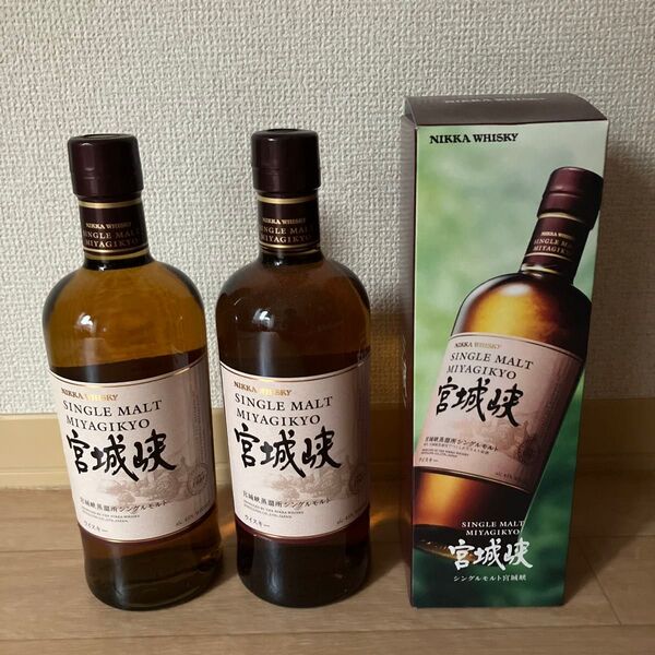 ニッカウヰスキー 宮城峡 シングルモルト 700ml 2本セット