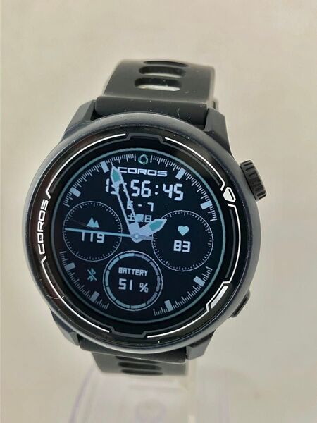COROS PACE 2 GPS ランニングウォッチ スポーツウォッチ ブラック USED品