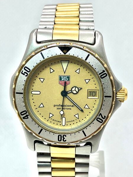 TAG HEUER タグホイヤー 974.013F プロフェッショナル ボーイズ腕時計 バッテリー交換済み クォーツ