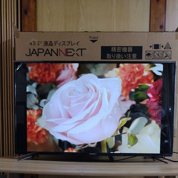 43インチ 液晶ディスプレイ IPSパネル 4K 60Hz ハ―フグレア JapanNext JN―IPS4302UHDR