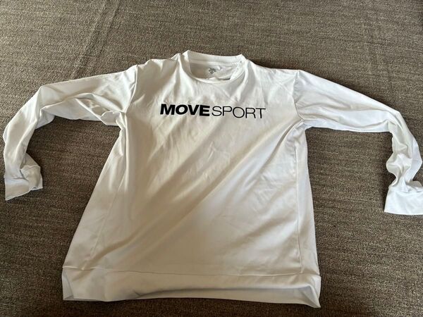MOVESPORT 長袖シャツ 白 スポーツウェア
