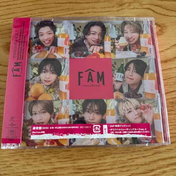 timelesz FAM 通常盤 CD