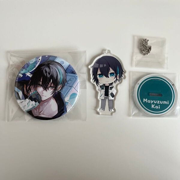 にじさんじ 黛灰 誕生日グッズ 缶バッジ ぷち アクリルスタンドキーホルダー