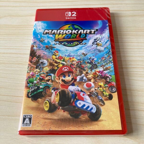 新品未開封 Nintendo Switch 2 マリオカート ワールド シュリンク付き