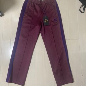 Needles トラックパンツ Sサイズ ストレート マルーン 新品未使用