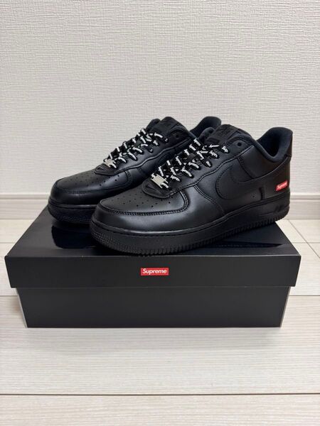 Supreme × NIKE Air Force 1 Low "Black" 26cm