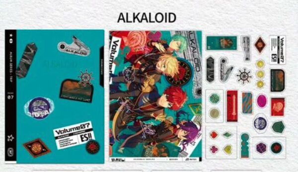 あんスタ ALKALOID 中国 クリアファイル ステッカー ポスター セット
