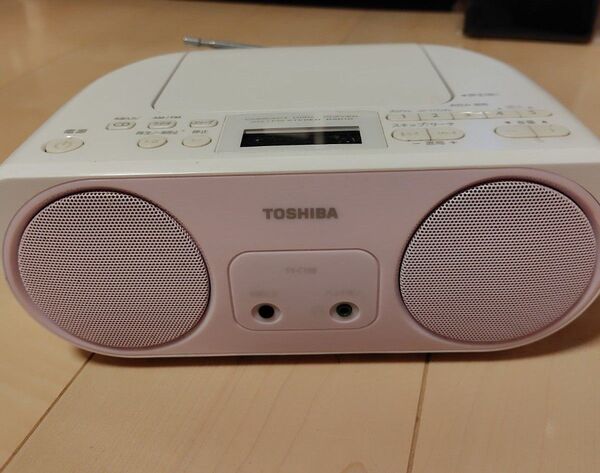 CDプレーヤー TOSHIBA TY-C150 ピンク