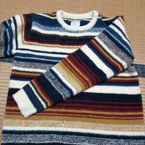 POWER TO THE PEOPLE ストライプセーター M