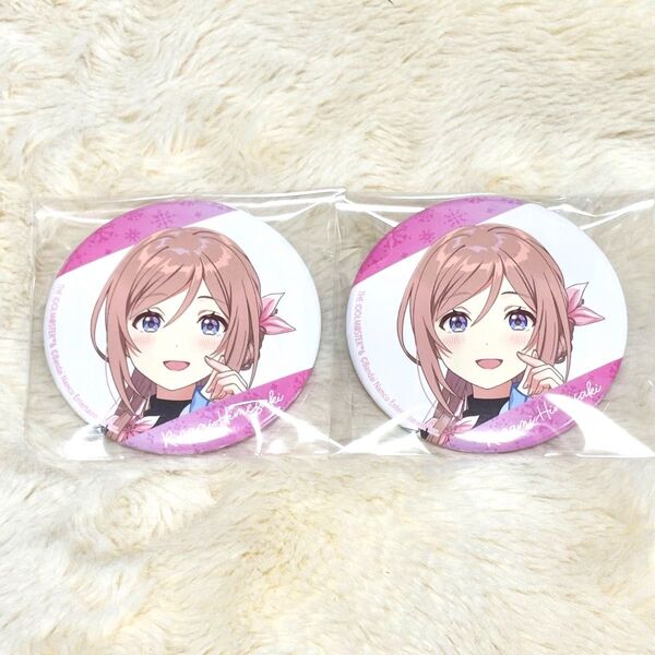 学園アイドルマスター 狭山スキー場 莉波 缶バッジ