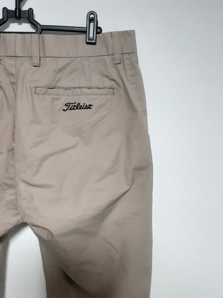 ★美品★ タイトリスト ハーフパンツ ゴルフウェア ワンポイント ブラウン 88