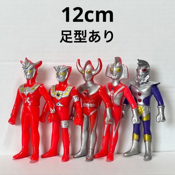 ☆ウルトラマン ソフビ5体セット 足型☆