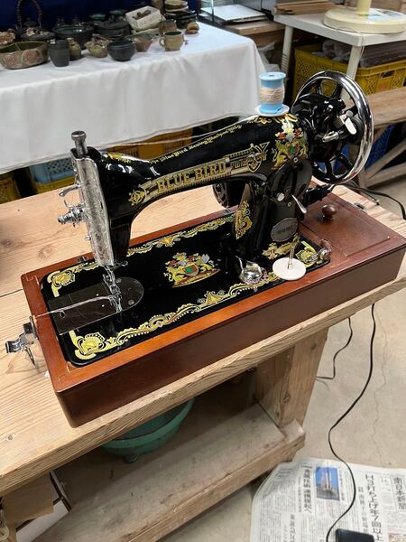 BLUE BIRD レトロミシン アンティーク