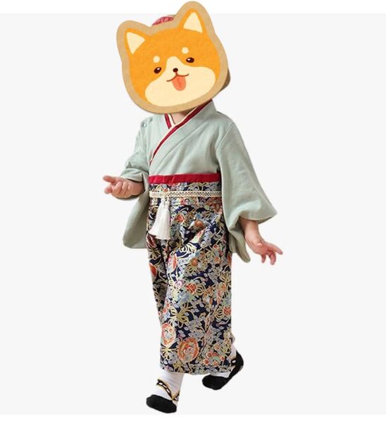 袴ロンパース ベビー袴 90