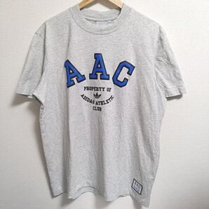 アディダス RIFTA メトロ AAC プリントTシャツ トレフォイルロゴ グレー系 XL 美品