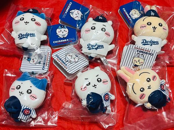 【6点セット】ちいかわ×MLB TOKYO SERIES ドジャース カブス