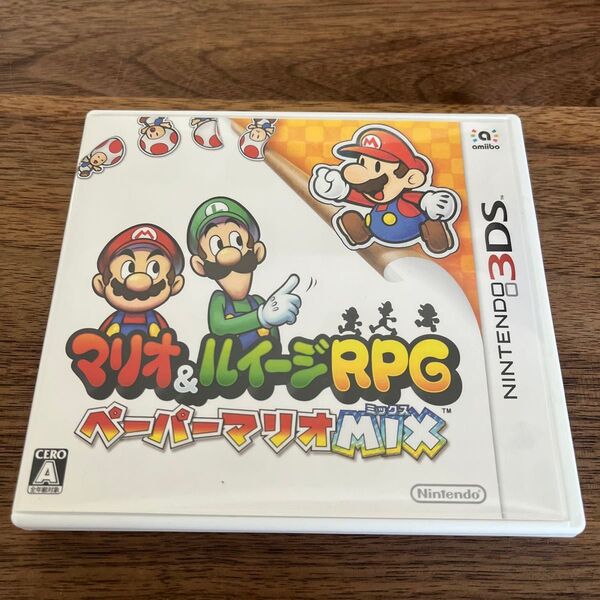 3DS ソフト マリオ&ルイージRPG ペーパーマリオMIX