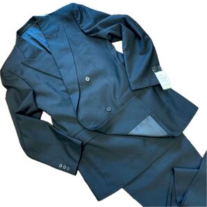 新品 tallサイズ ダブル 4B 礼服 サイズ A8 アジャスター 2タック 台場仕立て 毛 100% 冠婚葬祭 ブラック