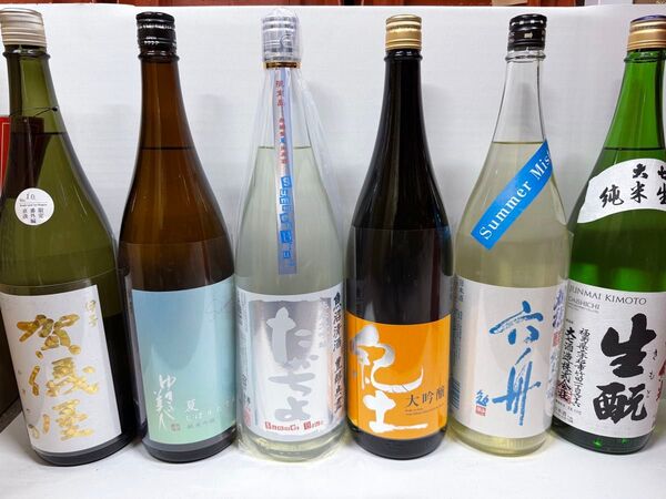日本酒 一升瓶6本セット!
