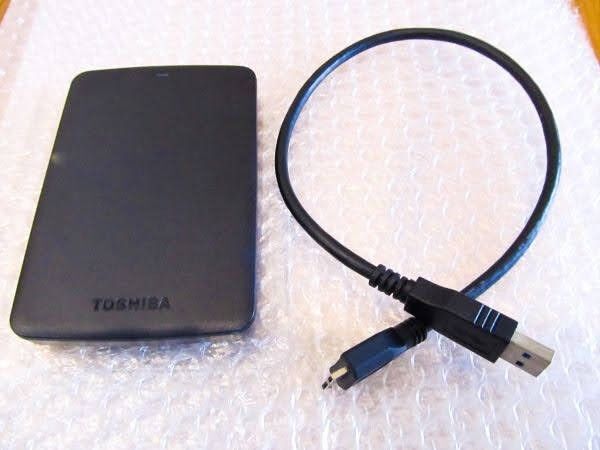 東芝 1TB ポータブルハードディスク HDTB310FK3AA-D