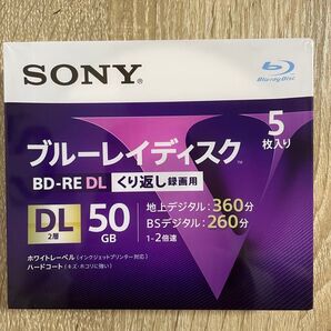 Sonyブルーレイディスク50GB (5枚入り×1) 5枚