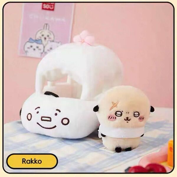 ちいかわ MINISO 第2弾 ラッコちゃん 車を運転する ぬいぐるみ本体 ちいかわ寿司 お座りぬいぐるみラッコ 3点セット