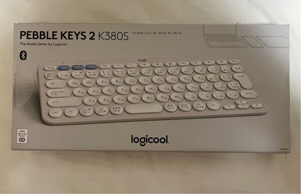 未使用未開封 logicool PEBBLE KEYS 2 K380S ワイヤレスキーボード K380sGY(グレージュ)