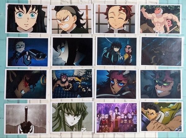 鬼滅の刃 ブロマイド 16枚 無一郎 炭治郎 玄弥 刀鍛冶の里編 ufotable