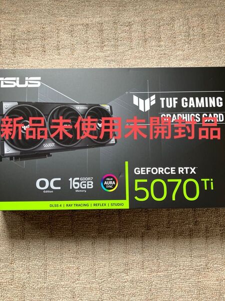 ASUS NVIDIA TUF GAMING GeForce RTX5070ti OC Edition グラフィックボード