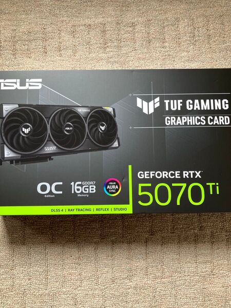 値下げ ASUS NVIDIA TUF GAMING GeForce RTX5070ti OC Edition グラフィックボード