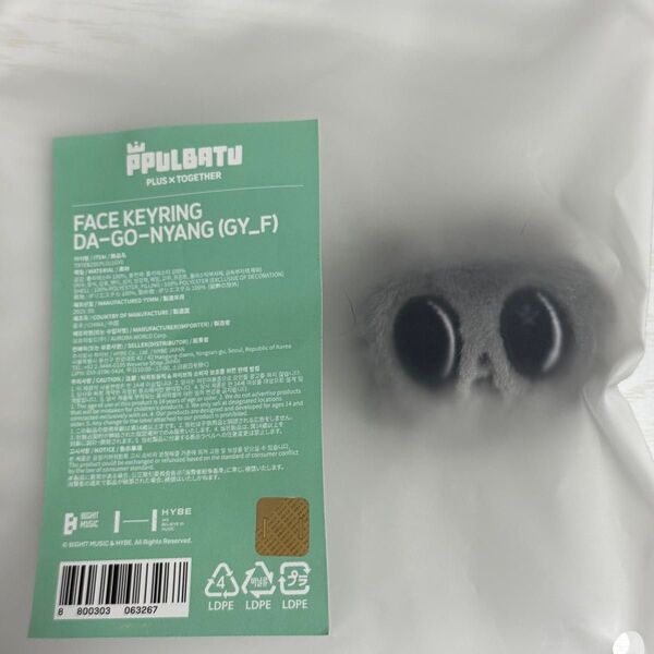 TXT PPULBATU プルバトゥ ポップアップ フェイスキーリング ダゴニャン テヒョン