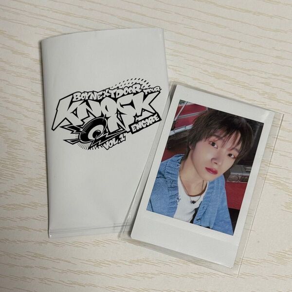 BOYNEXTDOOR 'KNOCK ON Vol.1' ENCORE IN JAPAN インスタントフォト ソンホ